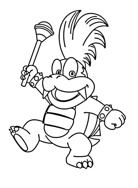 larry koopa coloring pages