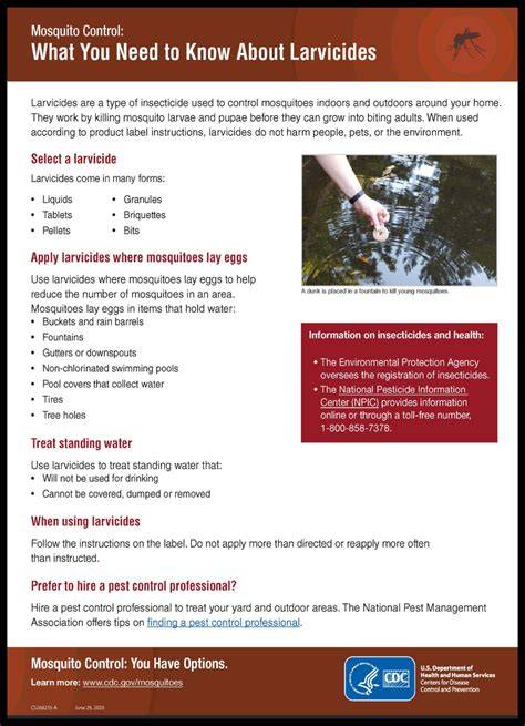 larvicide treatment tips