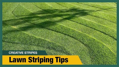 lawn striping tips