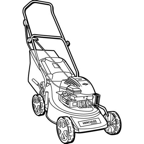 lawnmower coloring pages