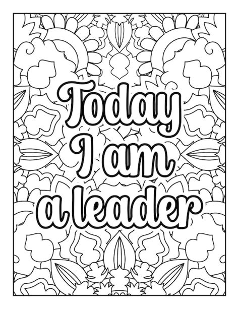 leadership coloring pages