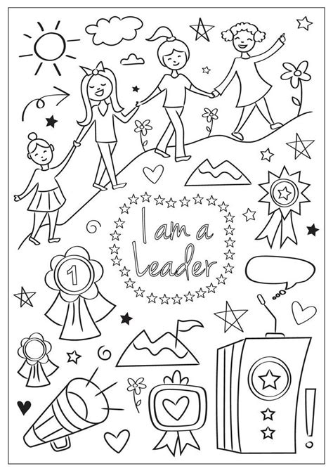 leadership coloring pages