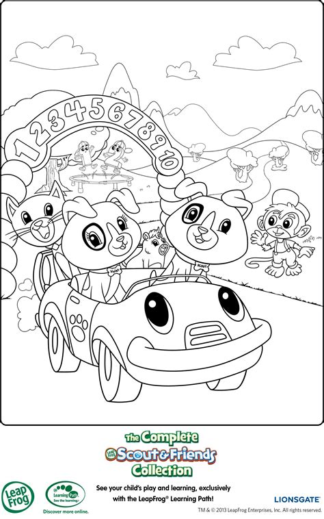 leapfrog coloring pages