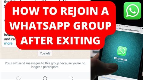 leave and rejoing a group