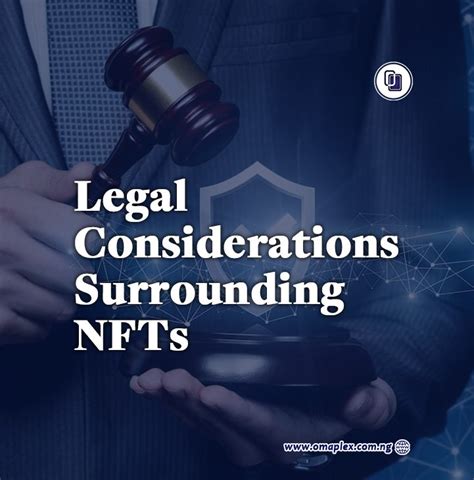 legal considerations of NFTs