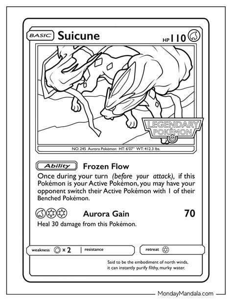 legendary pokemon card coloring pages