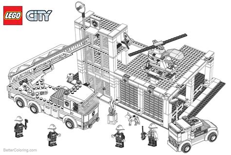 lego city coloring pages