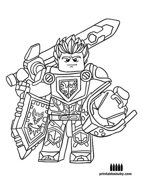 lego knights coloring pages