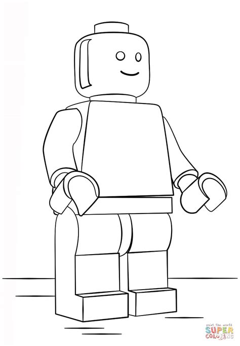 lego man coloring pages