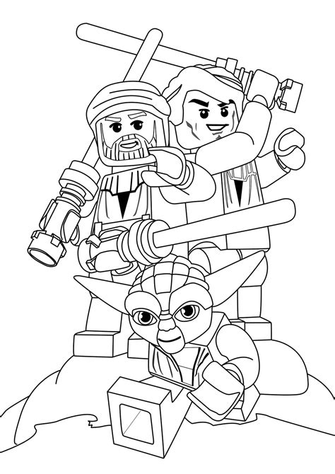 lego starwars coloring pages