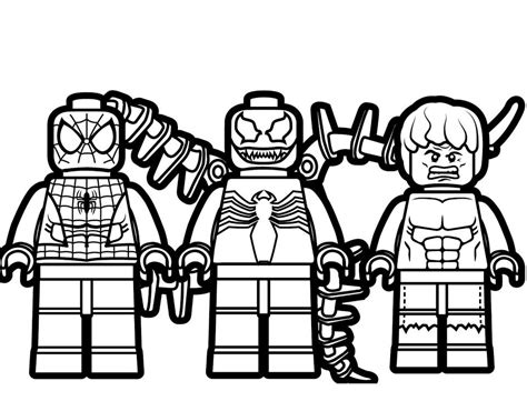 lego superhero coloring pages