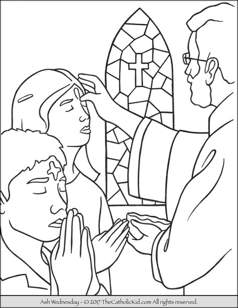 lent coloring pages catholic