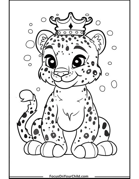 leopard coloring sheets