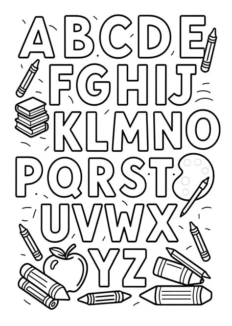 letter a coloring sheet
