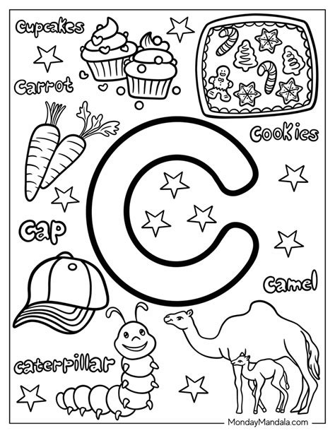 letter c coloring sheet