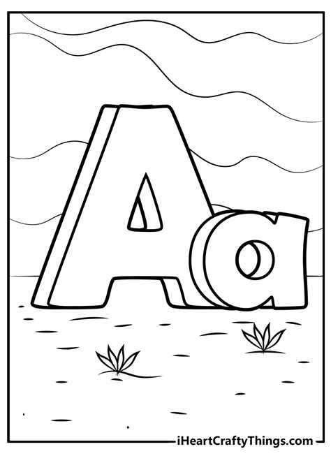 letter coloring pages pdf