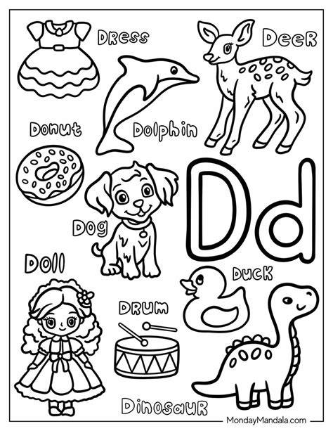 letter d coloring page
