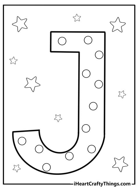 letter j coloring sheet