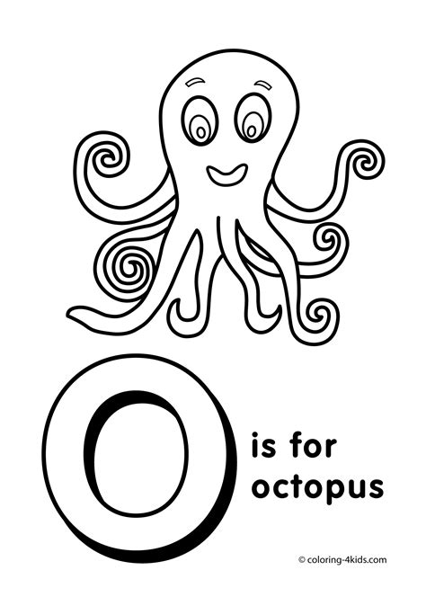 letter o coloring page