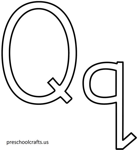 letter q color sheet