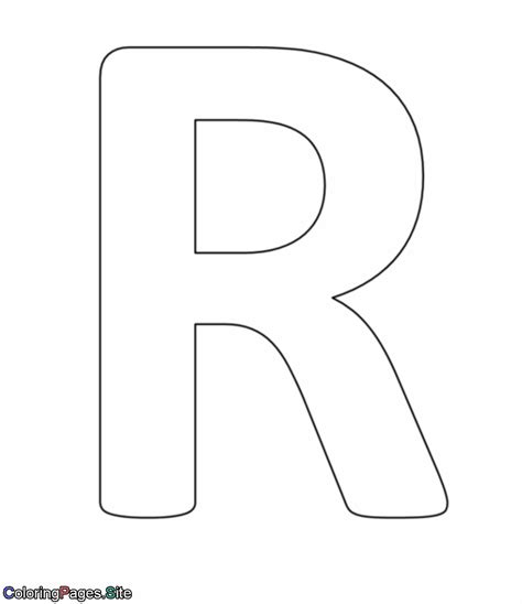 letter r coloring pages