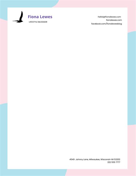 Letterhead Template For Free
