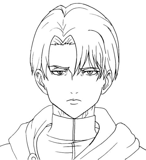 levi ackerman coloring pages