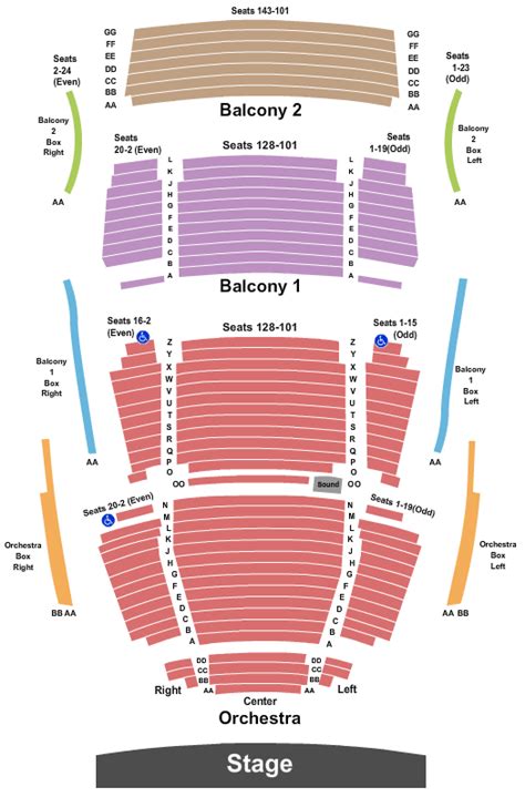 Lied Center Seating Chart