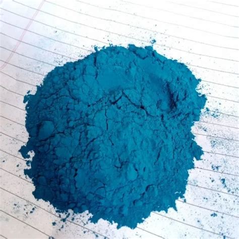 light blue powder