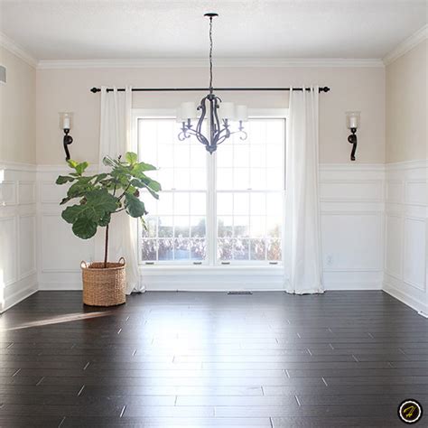 light floor dark walls