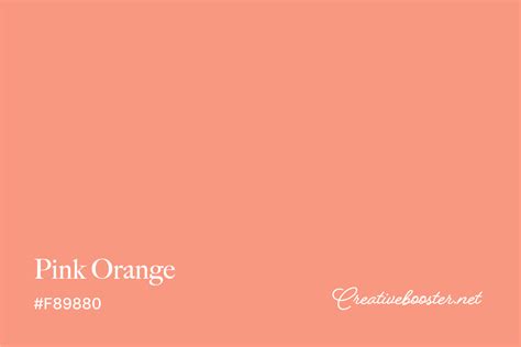 light pinky orange