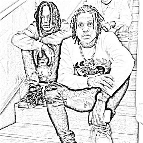 lil durk coloring pages