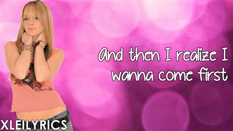 lindsay lohan first lyrics