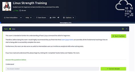 Linux Strength Training Walkthrough