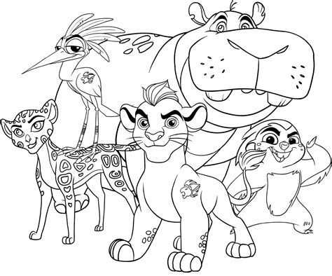 lion guard season 3 coloring pages