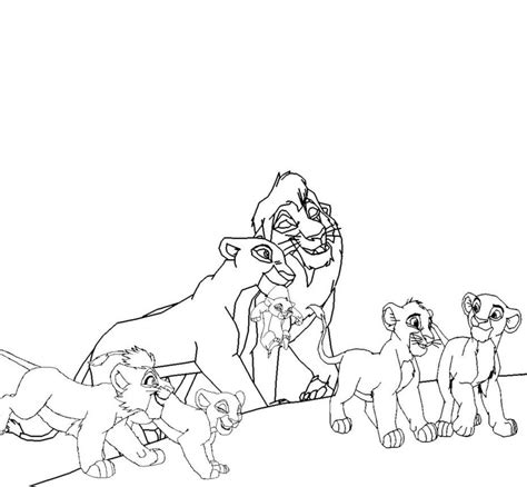 lion king 2 coloring pages