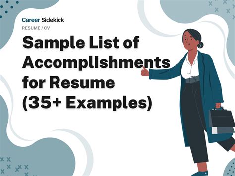 List Of Accomplishments Template
