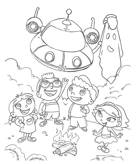 little einsteins coloring pages