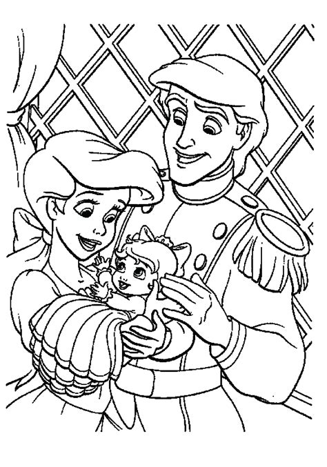 little mermaid 2 coloring pages