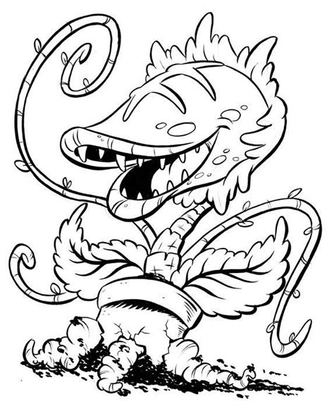 little shop of horrors coloring pages