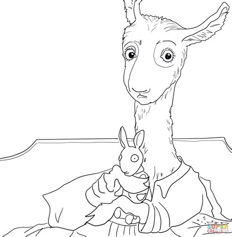 llama llama coloring pages