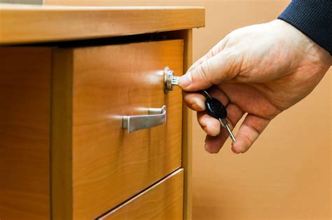 Locked drawer