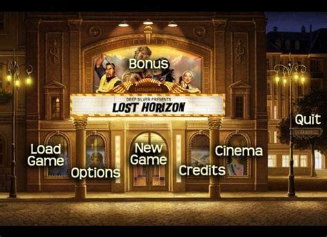 Lost Horizon Game Walkthrough