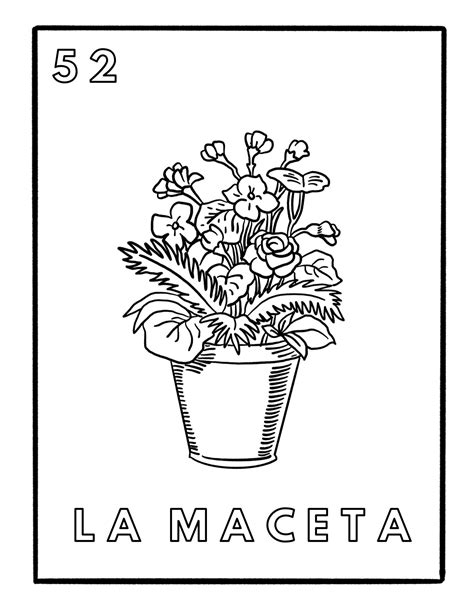 loteria coloring pages