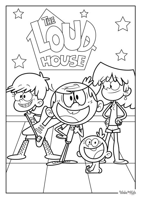 loudhouse coloring pages