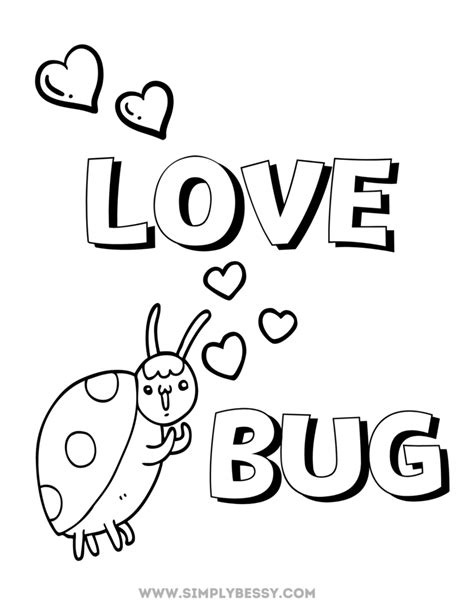 love bug coloring pages