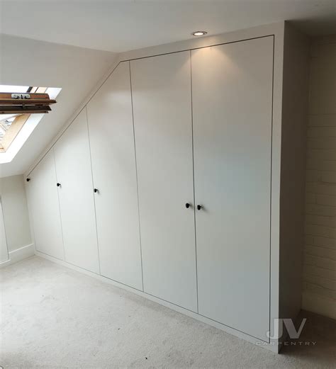 low ceiling attic wardrobes