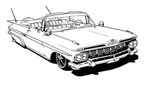 low rider coloring pages