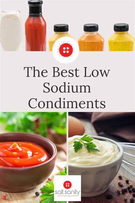 low sodium condiments