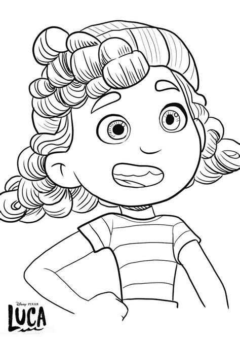 luca movie coloring pages